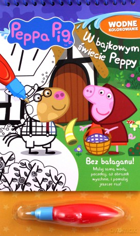 W bajkowym świecie Peppy. Wodne kolorowanie. Peppa Pig [KSIĄŻKA]