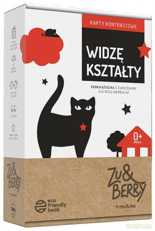 Widzę kształty. Karty kontrastowe 0 mies.+ [KSIĄŻKA]