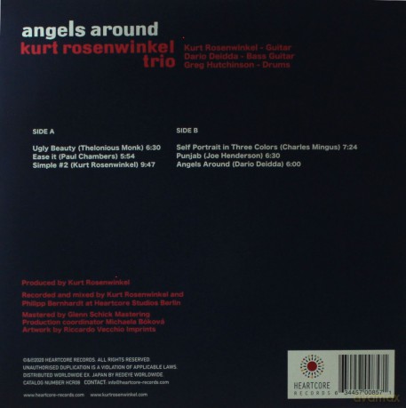 Kurt Rosenwinkel Trio: Angels Around (Coloured) [Winyl]