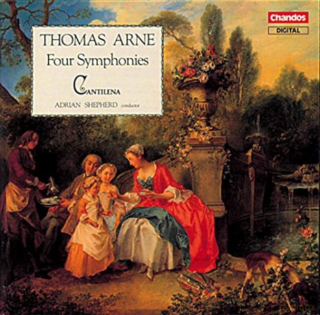 Cantilenaadrian Shepherd: Arne Symphonies Nos 1 4 [CD]