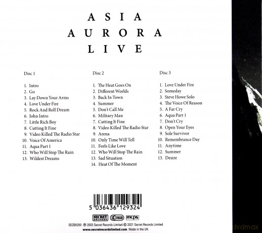 Asia: Aurora [3CD]
