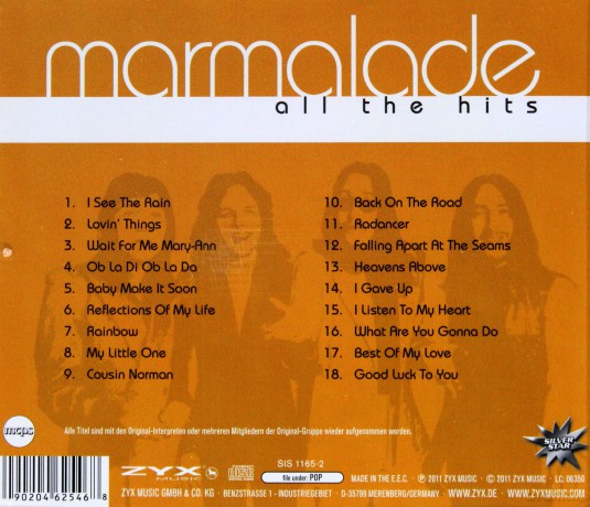 All The Hits - Marmolade [CD]