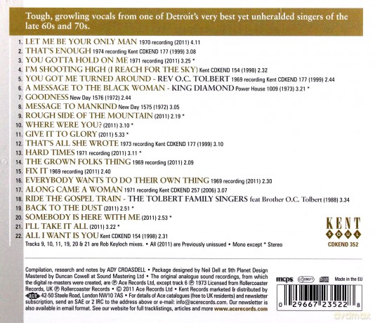 O.C. Tolbert: Black Diamond [CD]