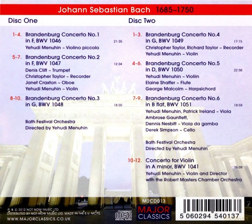 Bach: Brandenburg Concertos [2CD]