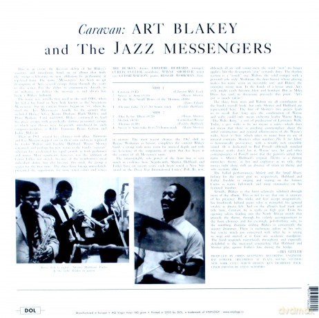 Art Blakey And The Jazz Messengers: Caravan (Transparent Sea Blue) [Winyl]