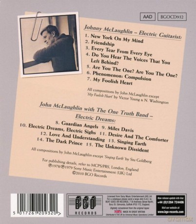 John Mclaughlin: Electric Guitarist / Electric Dreams [CD]