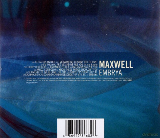 Maxwell: Embrya [CD]