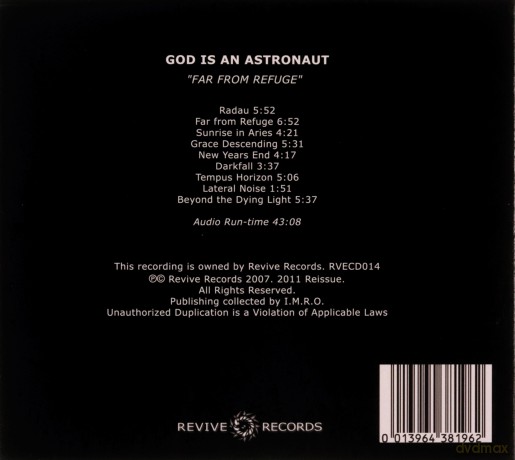 God Is An Astronaut: Far From Refuge [CD]