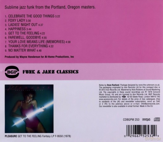 Pleasure: Get To The Feeling [CD]