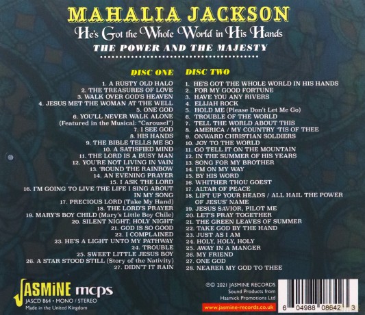 Mahalia Jackson: Hes Got The Whole World In His Hands - The Power And The Majesty [2CD]