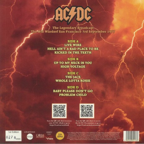 AC/DC: High Voltage USA (Jet Black) [Winyl]