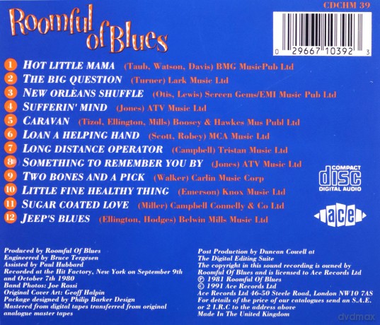 Of Blues Roomful: Hot Little Mama [CD]