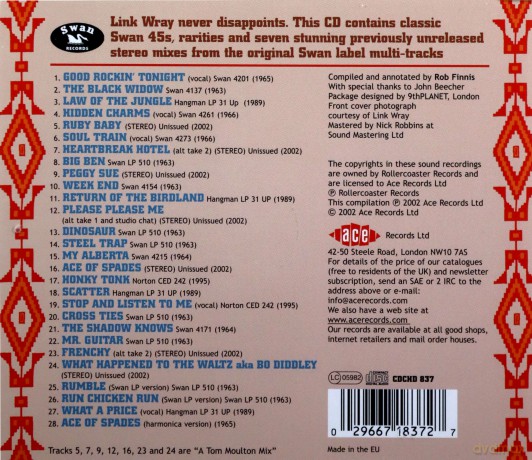 Link Wray: Law Of The Jungle [CD]