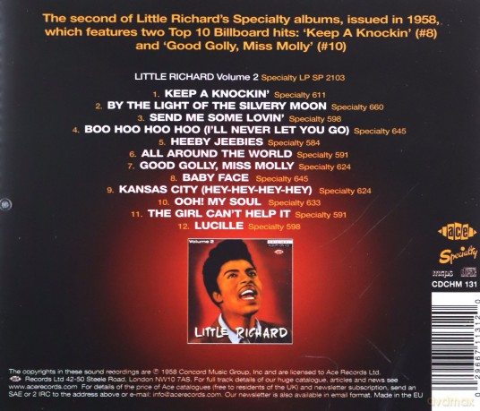 Little Richard: Little Richard - Vol 2 [CD]
