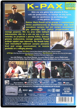 K-Pax [DVD]