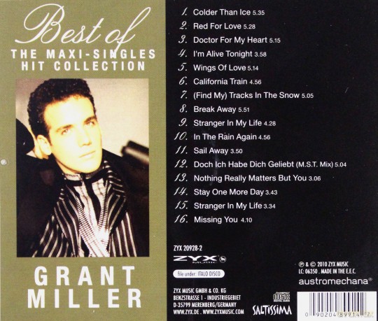 Grant Miller: Best Of - The Maxi-Singles Hit [CD]