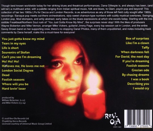 Dana Gillespie: London Social Degree [CD]