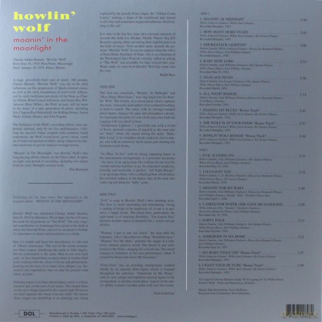 Howlin Wolf: Moanin In The Moonlight (Opaque Grey) [Winyl]