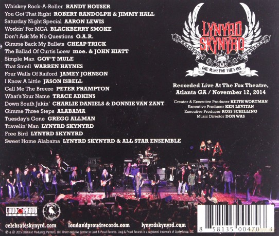Lynyrd Skynyrd: One More For The Fans [2CD]