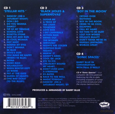 Barry Blue: Out Of The Blue - 50 Years Of Discovery [4CD]