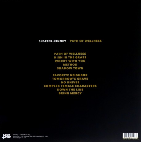 Sleater-Kinney: Path Of Wellness (Opaque Black) [Winyl]