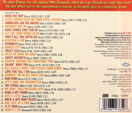 Brenda Lee: Queen Of Rock NRoll [CD]