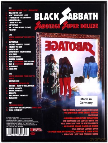 Black Sabbath: Sabotage (Super Deluxe) [4CD]
