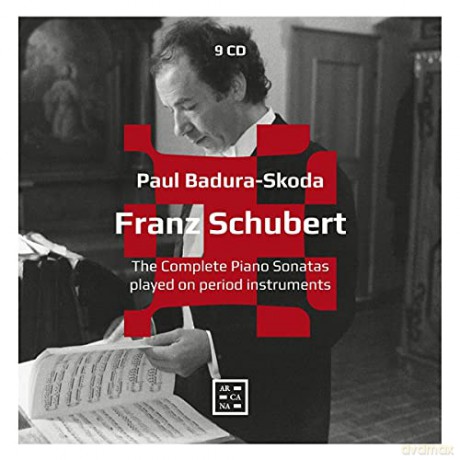Paul Badura-Skoda: Schubert: The Complete Piano Sonatas Played On Period Instruments [9CD]