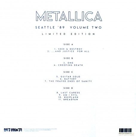 Metallica: Seattle 89 Vol.2 (Limited) [2xWinyl]