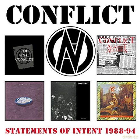 Conflict: Statements Of Intent 1988-94 (Clamshell Box) [5CD]