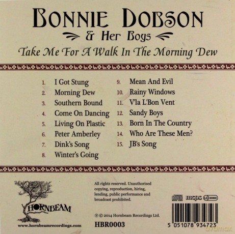 Bonnie Dobson: Take Me For A Walk In The Morning Dew [CD]