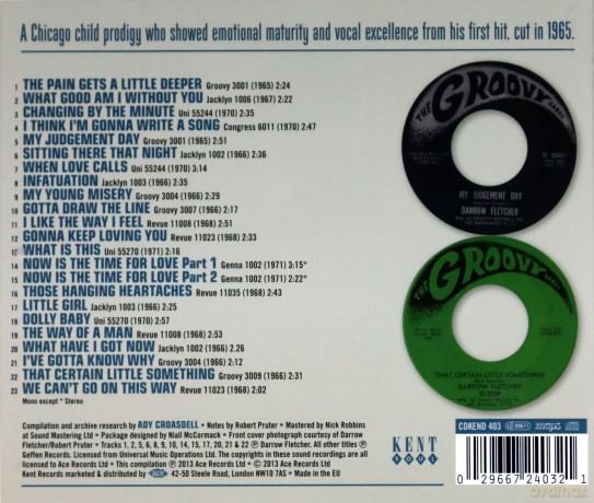Darrow Fletcher: The Pain Gets A Little Deeper [CD]
