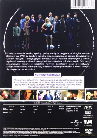 Herosi sezon 2 [BOX] [4DVD]