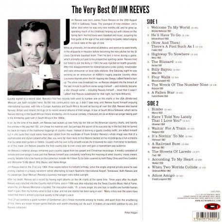 Jim Reeves: The Very Best Of [Winyl]