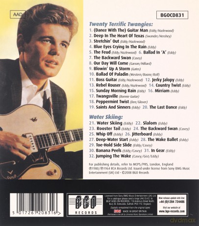 Duane Eddy: Twenty Terrific Twangieswater Skiing [CD]
