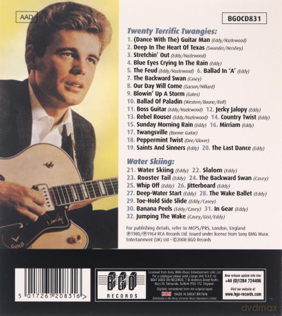Duane Eddy: Twenty Terrific Twangieswater Skiing [CD]