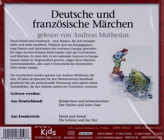Deutsche Und Französische Märchen [CD]