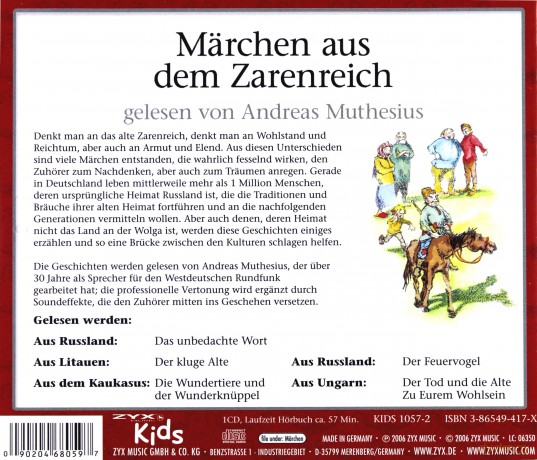 Märchen Aus Dem Zarenreich [CD]