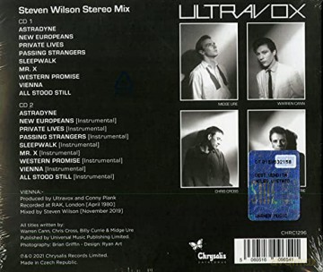 Ultravox: Vienna (Steven Wilson Mix) [2CD]