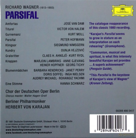 Karajan: Wagners Parsifal [4CD]