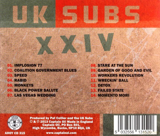 U.K. Subs: Xxiv [CD]