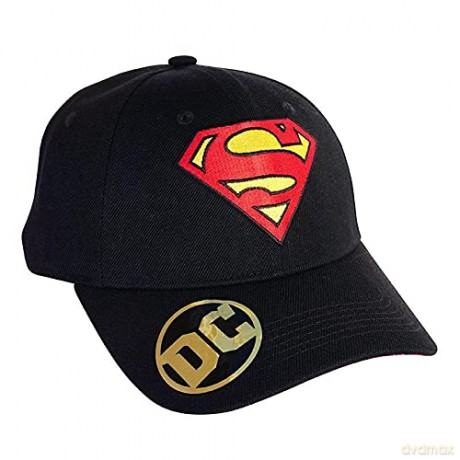 DC COMICS Cap Black Superman logo