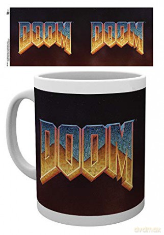 DOOM Kubek 320 ml Doom Classic Logo subli box