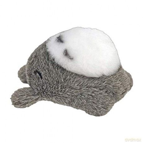 GHIBLI Fluffy Beanbag Plusz grey TOTORO lying