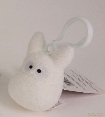 GHIBLI Strap mini plush white Totoro