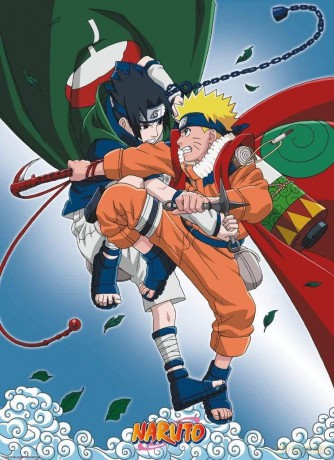 NARUTO Poster Naruto vs Sasuke (52x38)