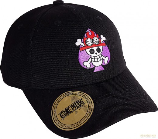 ONE PIECE Cap Black Aces Skull