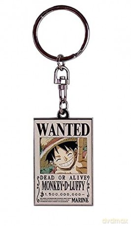 ONE PIECE Keychain Wanted Luffy