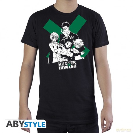 HUNTER X HUNTER Tshirt Group man SS black basic