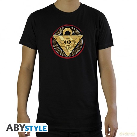 YU-GI-OH! Tshirt Millenium Puzzle man SS black new fit